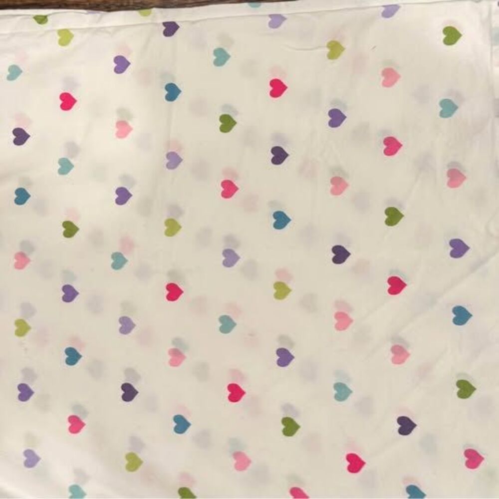 Pottery Barn Kids Organic Cotton Twin duvet cover, pillow sham & flat sheet set